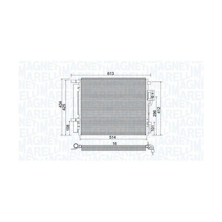 Kondensatorius, oro kondicionierius MAGNETI MARELLI 350203977000