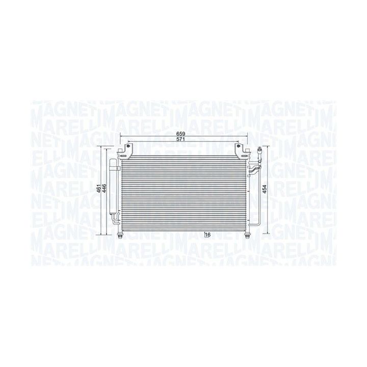 Kondensatorius, oro kondicionierius MAGNETI MARELLI 350203990000