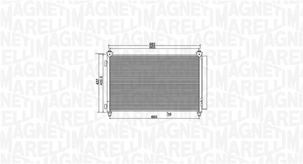 Kondensatorius, oro kondicionierius MAGNETI MARELLI 350203991000