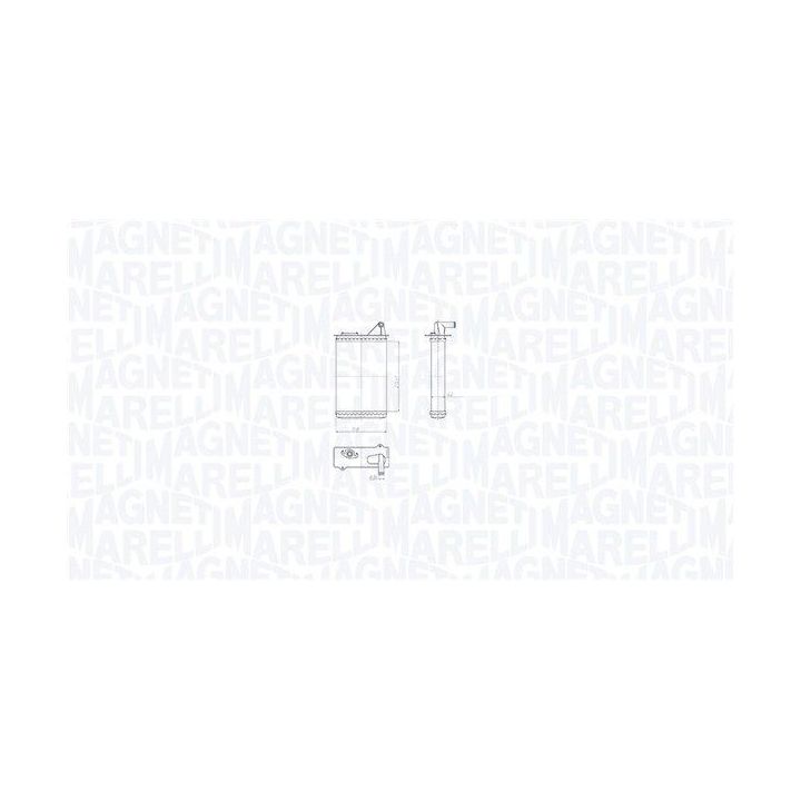 šilumokaitis, salono šildymas MAGNETI MARELLI 350218518000