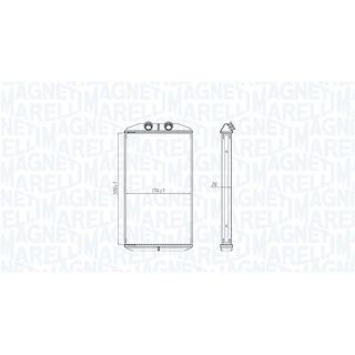 šilumokaitis, salono šildymas MAGNETI MARELLI 350218522000