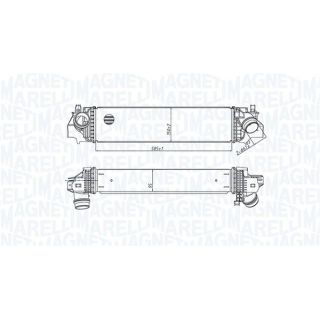 Tarpinis suslėgto oro aušintuvas, kompresorius MAGNETI MARELLI 351319205560