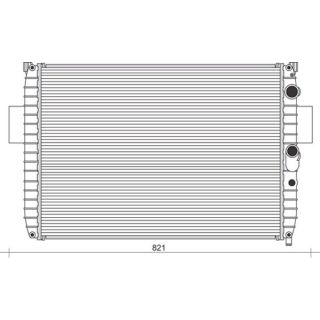 Radiatorius, variklio aušinimas MAGNETI MARELLI 350213938000