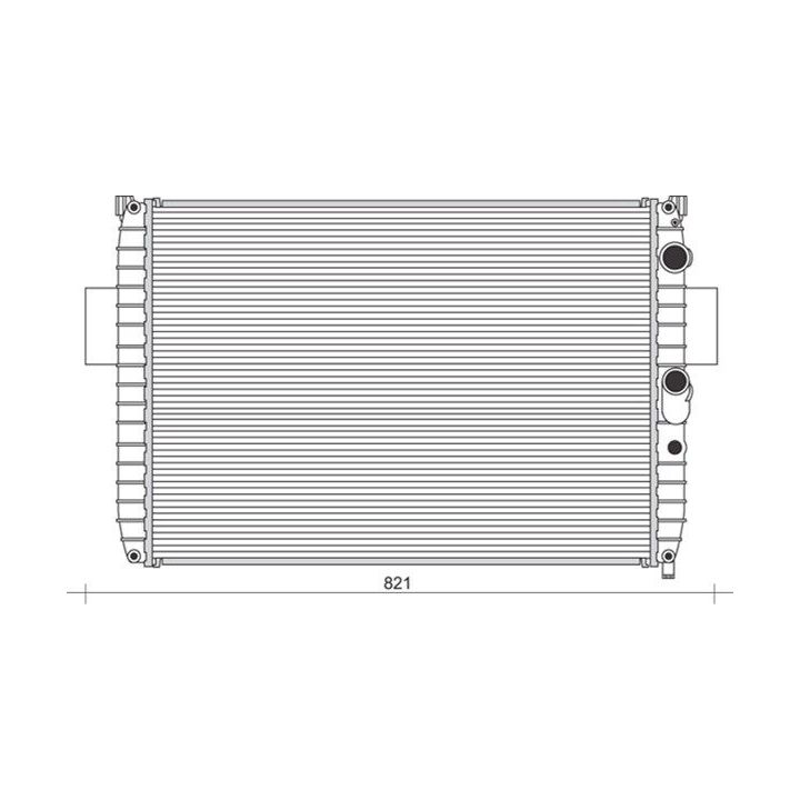 Radiatorius, variklio aušinimas MAGNETI MARELLI 350213938000