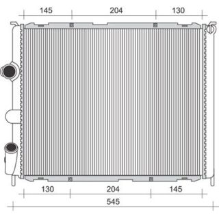 Radiatorius, variklio aušinimas MAGNETI MARELLI 350213989000