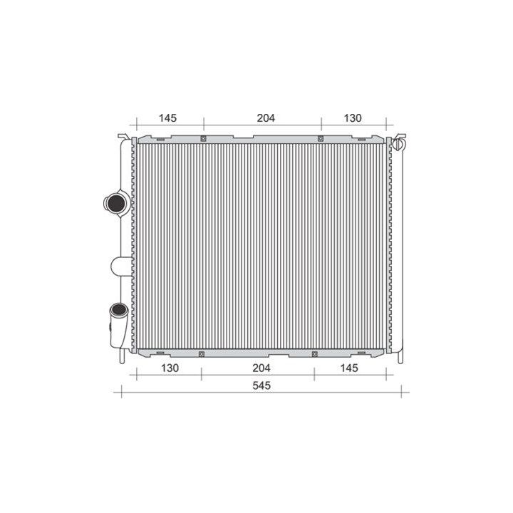 Radiatorius, variklio aušinimas MAGNETI MARELLI 350213989000