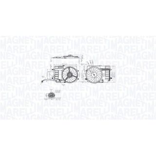 Ventiliatorius, radiatoriaus MAGNETI MARELLI 069422859010