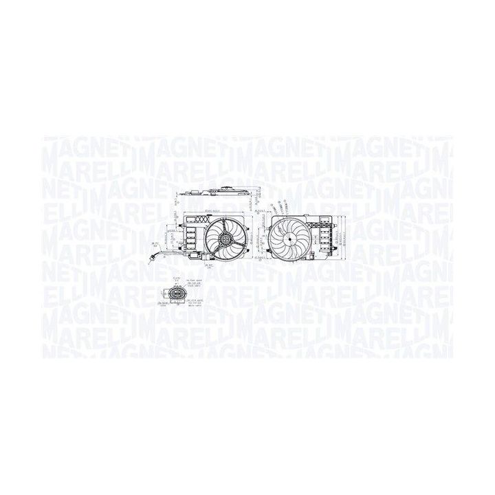 Ventiliatorius, radiatoriaus MAGNETI MARELLI 069422859010