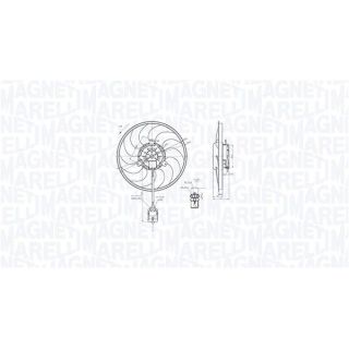 Ventiliatorius, radiatoriaus MAGNETI MARELLI 069422860010