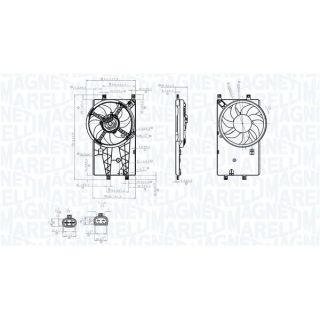 Ventiliatorius, radiatoriaus MAGNETI MARELLI 069422904010