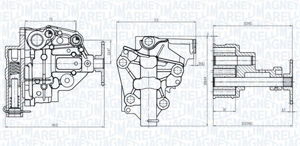 Alyvos siurblys MAGNETI MARELLI 351516000107