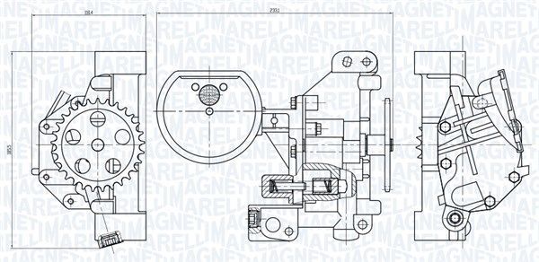 Alyvos siurblys MAGNETI MARELLI 351516000115