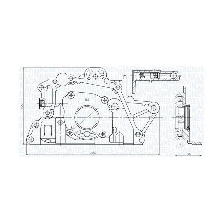 Alyvos siurblys MAGNETI MARELLI 351516000150