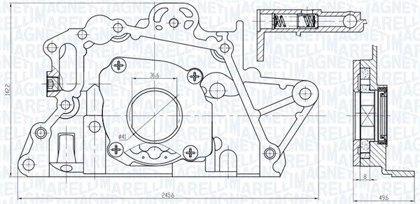 Alyvos siurblys MAGNETI MARELLI 351516000150