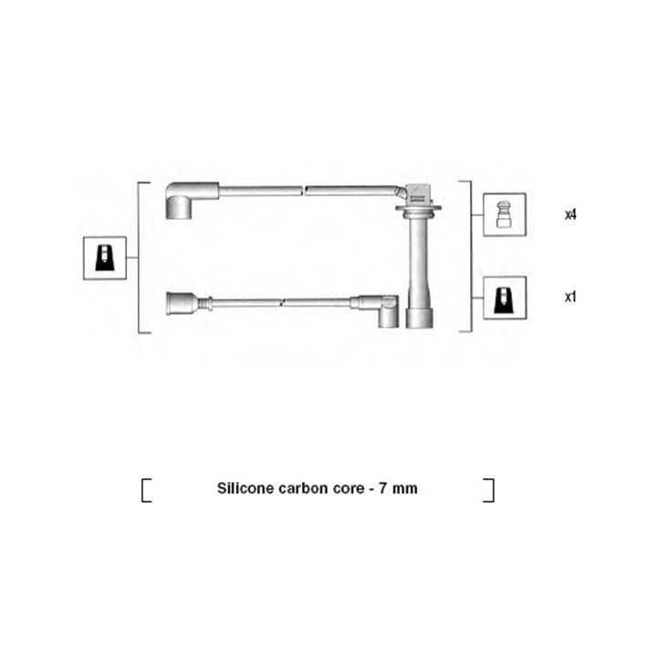 Uždegimo laido komplektas MAGNETI MARELLI 941325010895