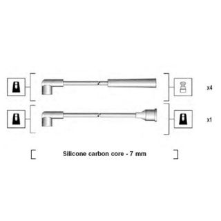 Uždegimo laido komplektas MAGNETI MARELLI 941325120904