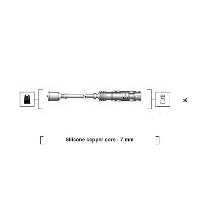Uždegimo laido komplektas MAGNETI MARELLI 941455010942
