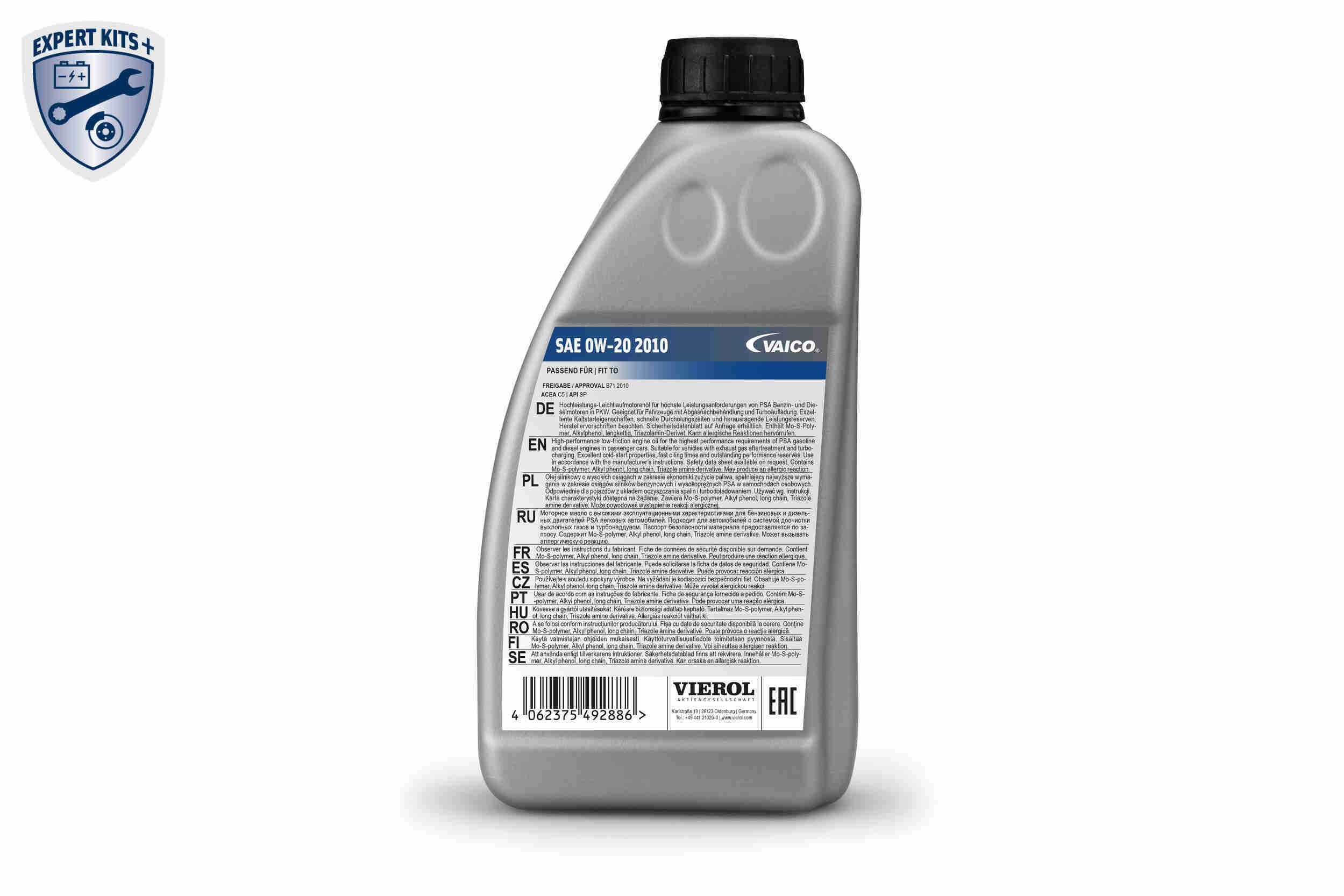 Variklio alyva VAICO V60-0494