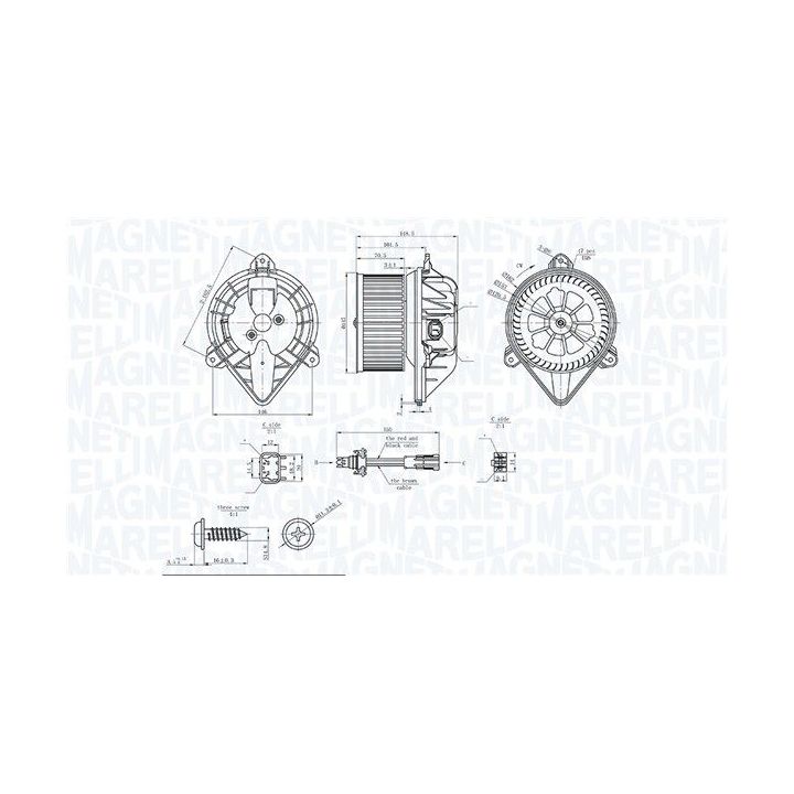 Vidaus pūtiklis MAGNETI MARELLI 069412753010