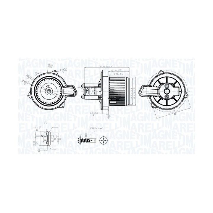 Vidaus pūtiklis MAGNETI MARELLI 069412781010