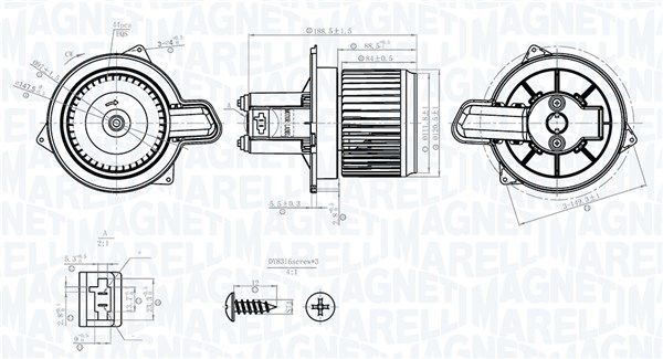 Vidaus pūtiklis MAGNETI MARELLI 069412781010