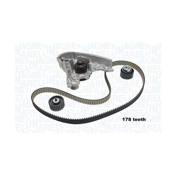 Vandens siurblio ir paskirstymo diržo komplektas MAGNETI MARELLI 341401130001