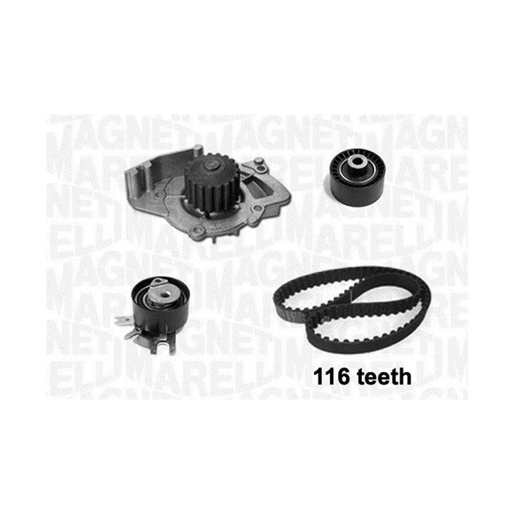 Vandens siurblio ir paskirstymo diržo komplektas MAGNETI MARELLI 341401690001