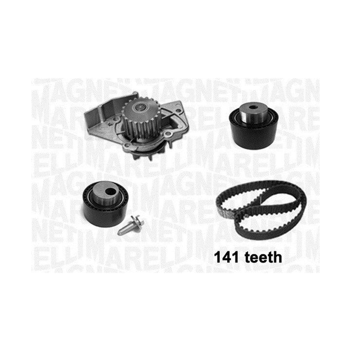 Vandens siurblio ir paskirstymo diržo komplektas MAGNETI MARELLI 341401900001