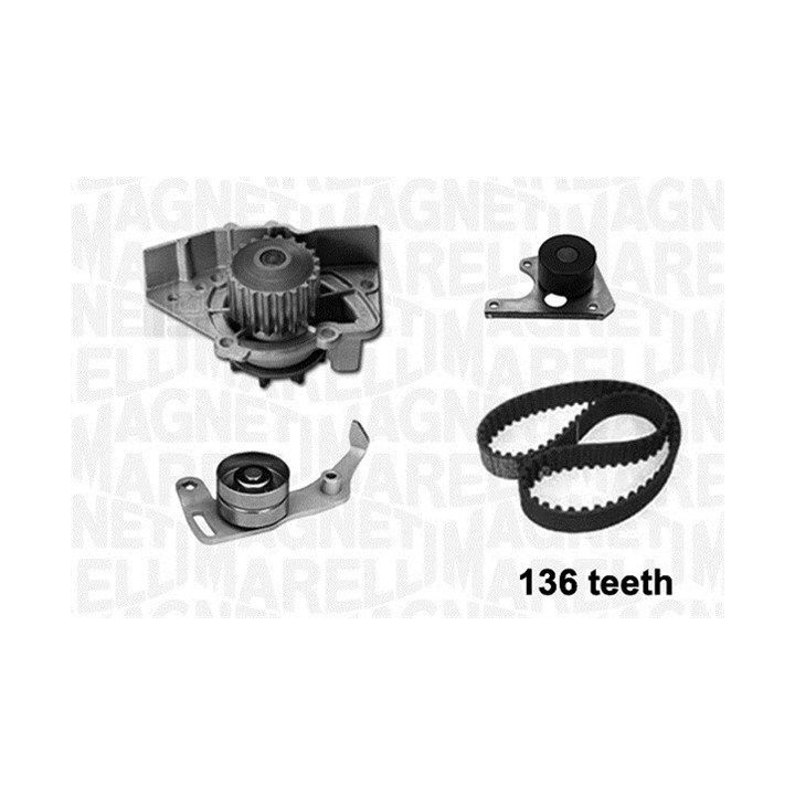 Vandens siurblio ir paskirstymo diržo komplektas MAGNETI MARELLI 341402080001