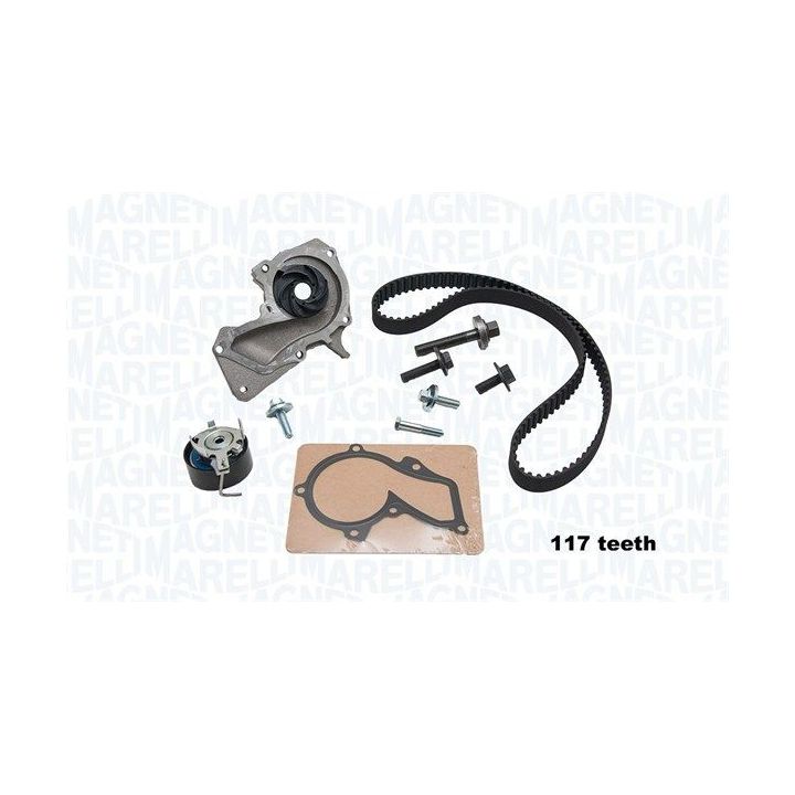 Vandens siurblio ir paskirstymo diržo komplektas MAGNETI MARELLI 341405780001