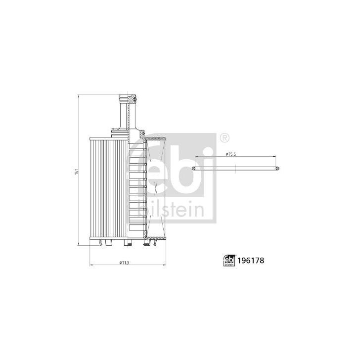Alyvos filtras FEBI BILSTEIN 196178