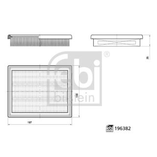 Oro filtras FEBI BILSTEIN 196382
