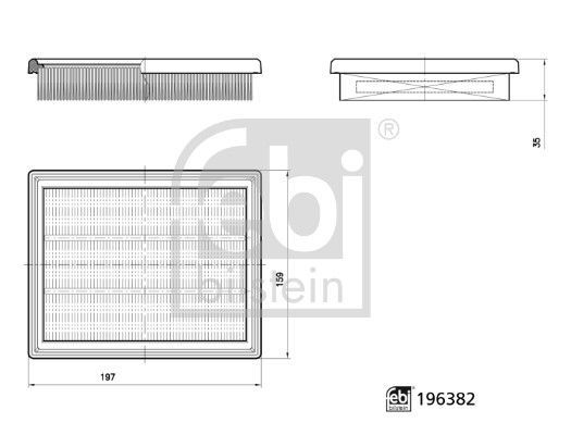 Oro filtras FEBI BILSTEIN 196382