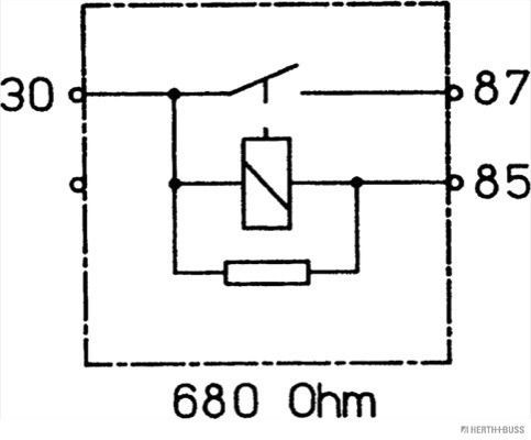 Relė, degalų siurblys HERTH+BUSS ELPARTS 75613186