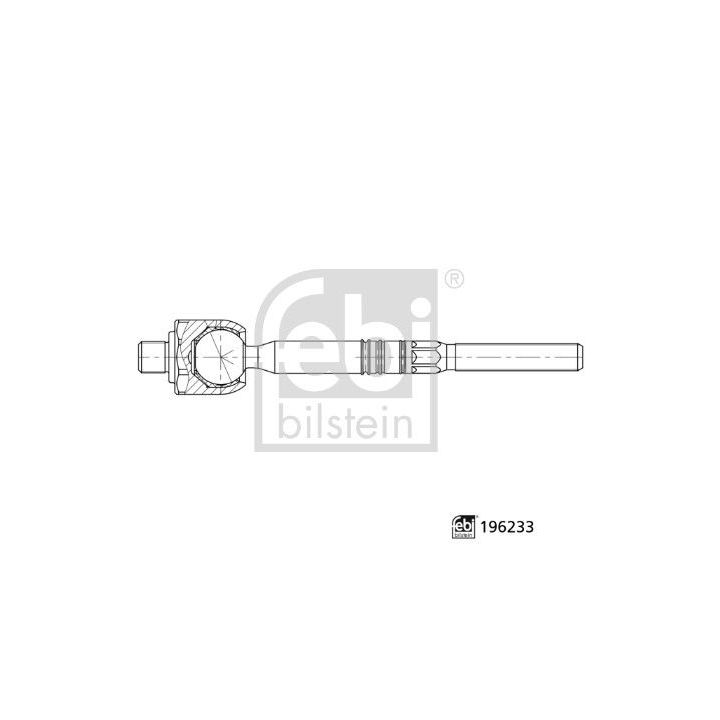 Vidinė skersinė vairo trauklė FEBI BILSTEIN 196233