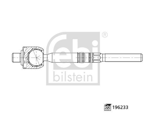 Vidinė skersinė vairo trauklė FEBI BILSTEIN 196233