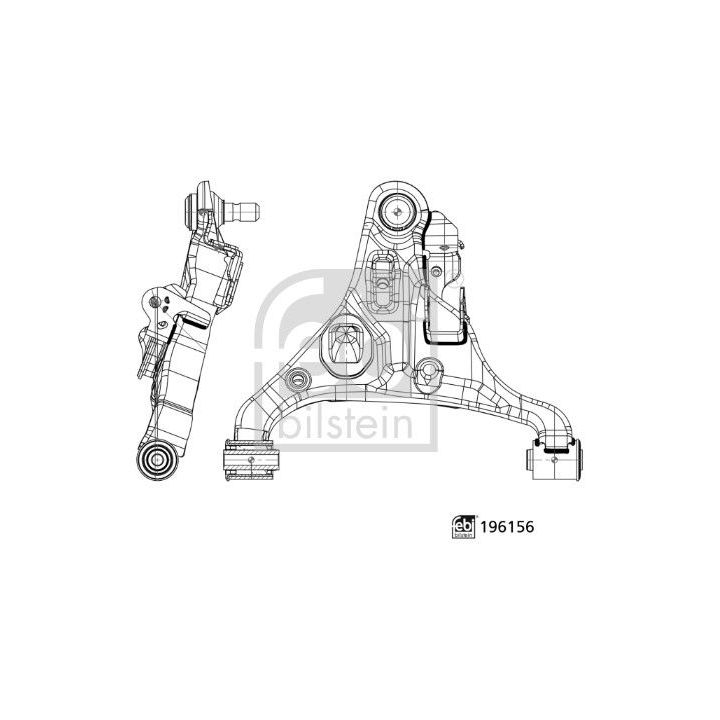 Vikšro valdymo svirtis FEBI BILSTEIN 196156