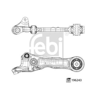 Vikšro valdymo svirtis FEBI BILSTEIN 196243