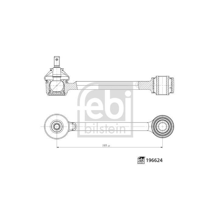 Vikšro valdymo svirtis FEBI BILSTEIN 196624