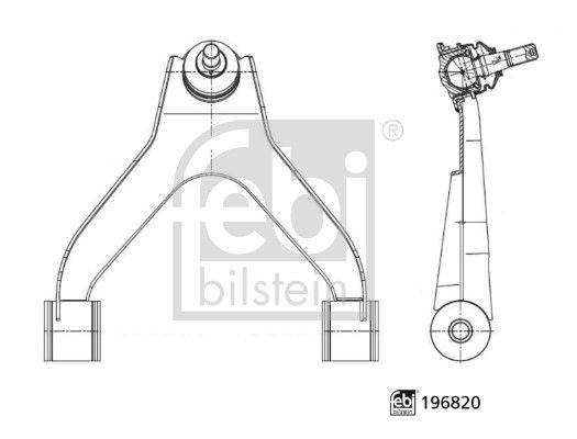 Vikšro valdymo svirtis FEBI BILSTEIN 196820