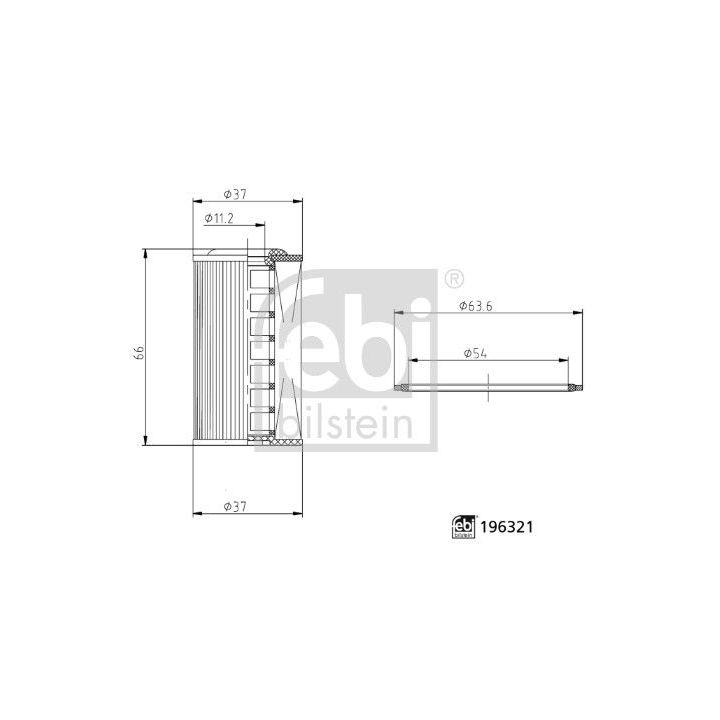 Alyvos filtras, neautomatinė transmisija FEBI BILSTEIN 196321