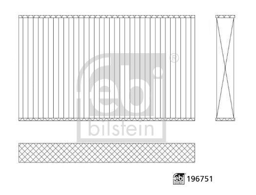 Filtras, salono oras FEBI BILSTEIN 196751