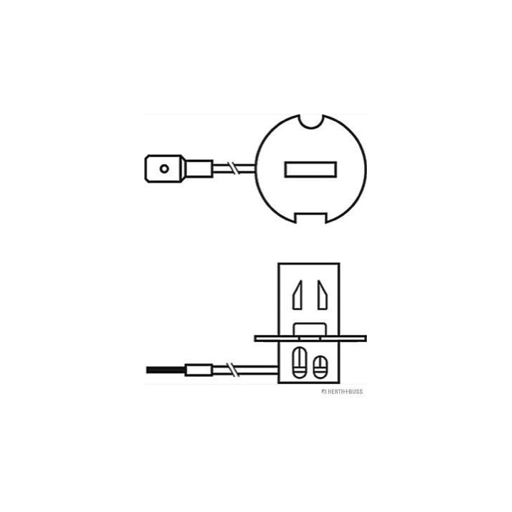 Lemputė, rūko žibintas HERTH+BUSS ELPARTS 89901053