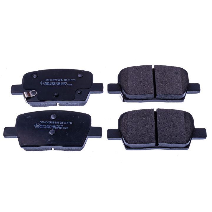 Stabdžių trinkelių rinkinys, diskinis stabdys DENCKERMANN B111570