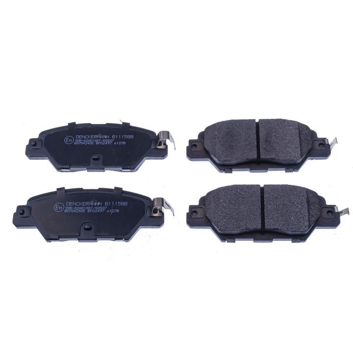 Stabdžių trinkelių rinkinys, diskinis stabdys DENCKERMANN B111588