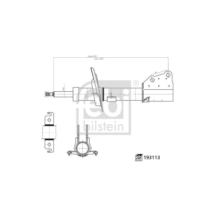 Amortizatorius FEBI BILSTEIN 193113
