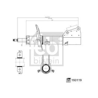 Amortizatorius FEBI BILSTEIN 193119