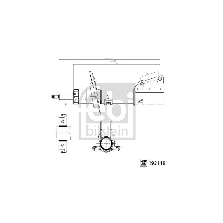 Amortizatorius FEBI BILSTEIN 193119