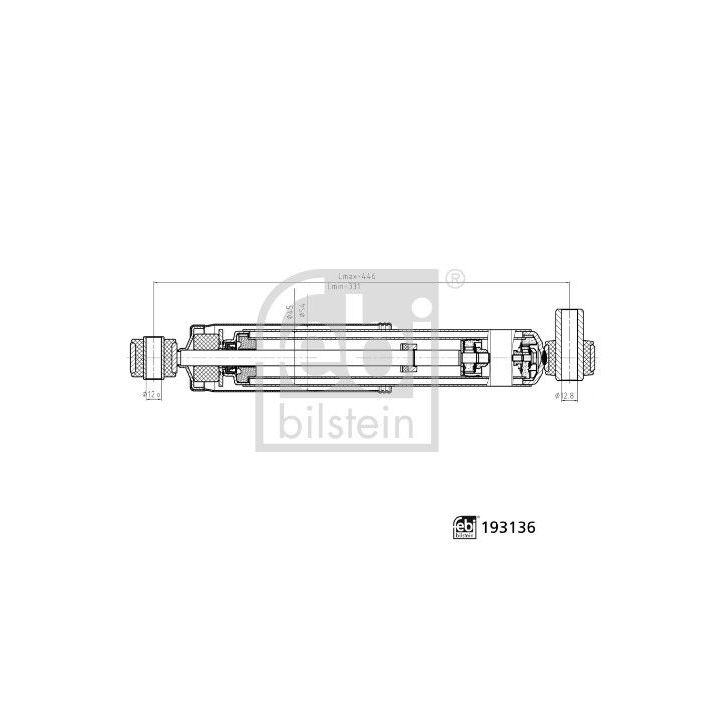 Amortizatorius FEBI BILSTEIN 193136