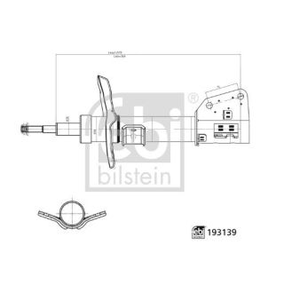 Amortizatorius FEBI BILSTEIN 193139